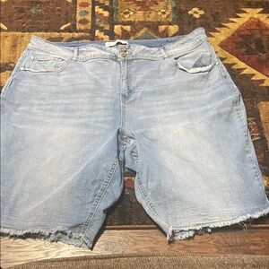 Light Blue Denim Women's Shorts